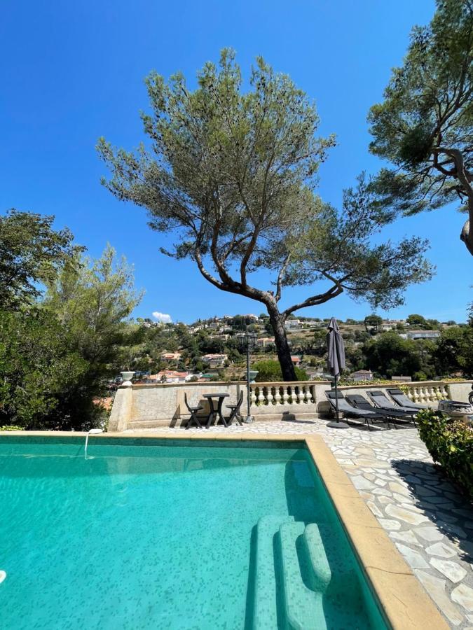 Appartement Bas De Villa Avec Piscine Privee Partagee Proche Bord De Mer Cagnes-sur-Mer Exteriér fotografie
